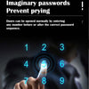 Smart Door Lock 3D Face Recognition w/ Video Doorbell Camera WiFi Fingerprint