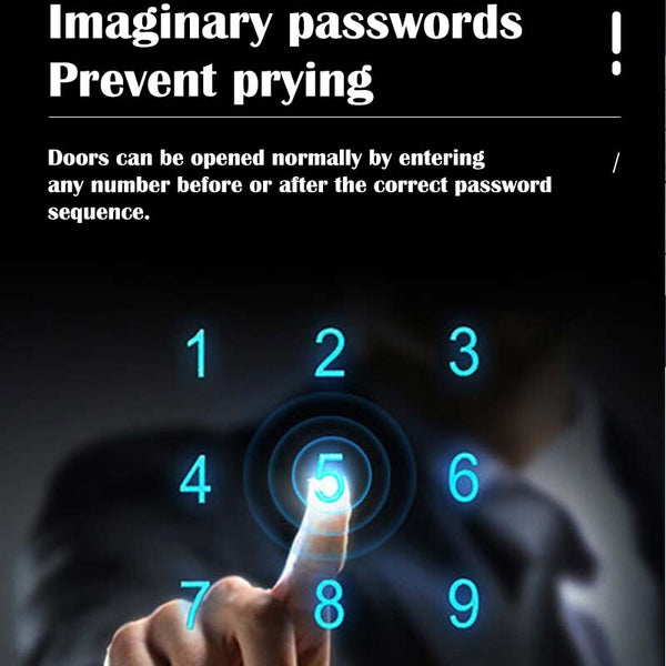 Smart Door Lock 3D Face Recognition w/ Video Doorbell Camera WiFi Fingerprint