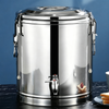Stainless Steel Insulated Barrel Beverage Dispenser with Spigot Keep Hot Cold