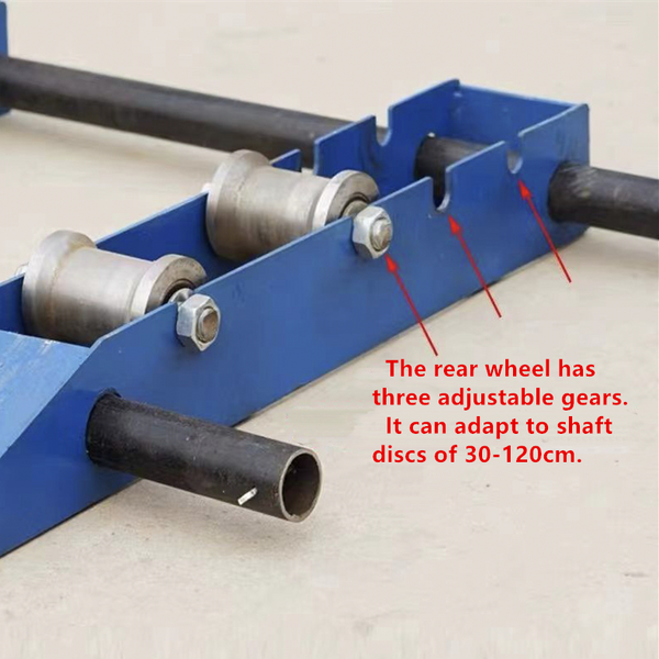 30-120cm Adjustable Cable Roller Stand Reel Drum Dispenser Cable Manage Tool 3T