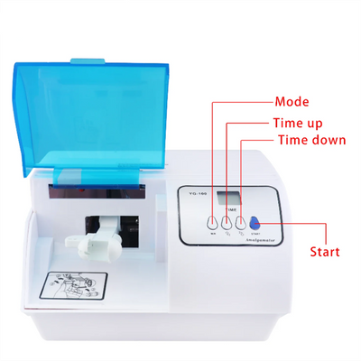 Dental Digital Amalgam Capsule Mixer with Plastic Chuck for Dental Lab Equipment