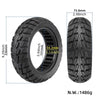 2PCS 10 Inch Scooter Tires 10X2.70-6.5 Solid Tire Scooter Replacement Wheel
