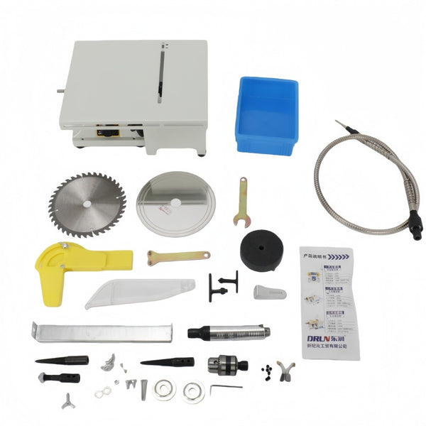 750W Gem Polishing Grinding Machine 5in1 Jewelry Lapidary Saw for Cutting Rocks