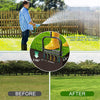 Manual Lawn Aerator Tool 14 Metal Spikes Grass Soil Aerator Ergonomic T-Handle