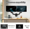 Double Monitor Arm Fully Adjustable Dual Monitor Wall Mount For 13''to32" Screen