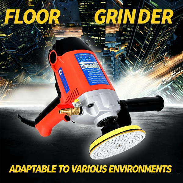 900W Concrete Floor Grinder 5 Speed Concrete Floor Polisher 5000RPM Cement