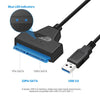 USB3.0 to SATA 2.5" Hard Drive HDD SSD Adapter Converter USB SATA Cable External