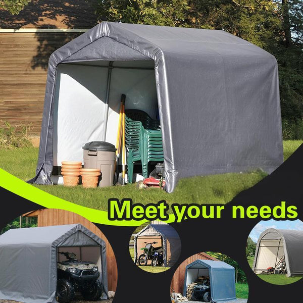 Outdoor Storage Shelter Shed 3x1.8x2M Portable Canopy Carport Garage Waterproof