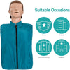 CPR Manikin Training Kit Teaching Model Adult First Aid Learning with Mini AED