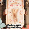 59'' Foldable Portable Large Bathtub Water Tub Folding PVC Adult Spa Bath Bucket