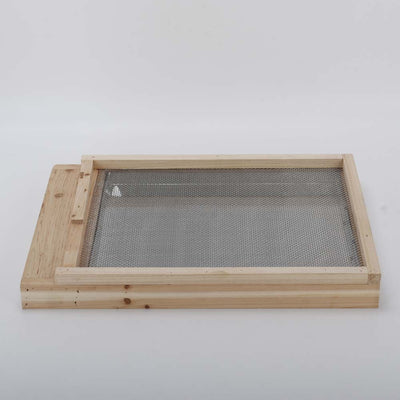 10Frame Screened Bottom Board NZ pine stainless steel mesh beehive mesh+Entrance