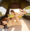 Instant Pop Up Camping Tent 6 Person Sunshade Shelter Hiking Fishing Outdoor AU