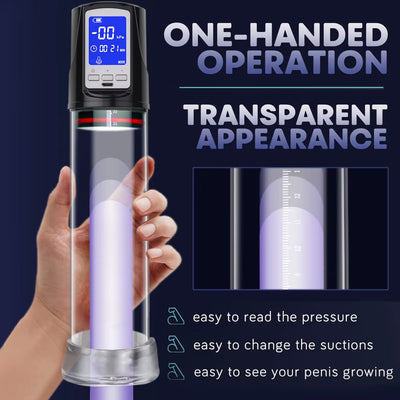 Automatic Vacuum Penis Pump 4 Modes Penis Extender Vacuum Pump Enlargement
