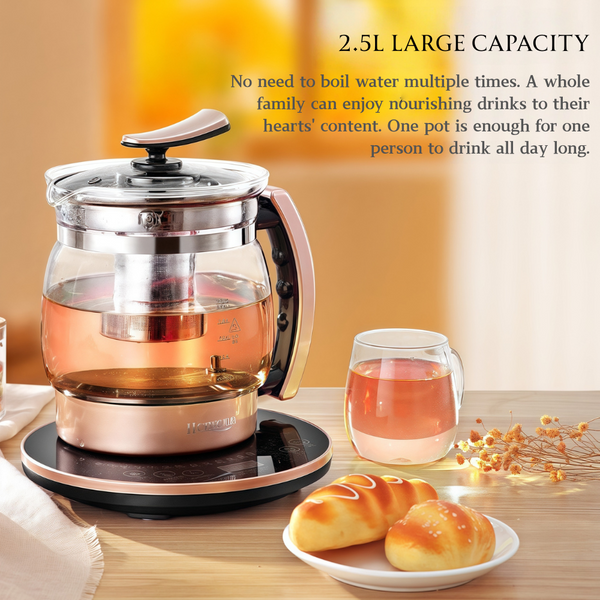 Nisorpa 2.5L Multifunctional Electric Kettle W/ 23 One-Touch Menus Quick Boil