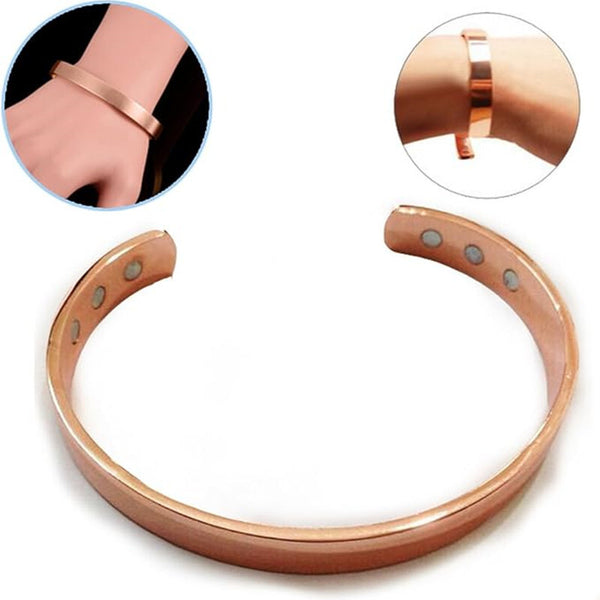 Copper Bracelet Magnetic Healing Bio Therapy Arthritis Pain Relief Bangle