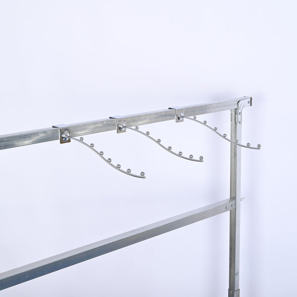 Folding Clothing Garment Rack Retail Shop Portable Display Coat Clothes Stand AU