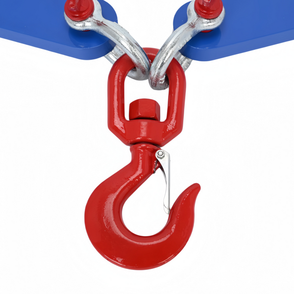 3T Forklift Lifting Hook Attachment Dual Fork Mobile Crane Lifter for RanchCargo