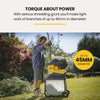 2500W Electric Wood Chipper Crushing Impact Shredder Garden Mulcher On Wheels AU