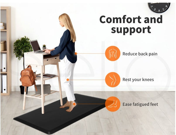 Extra Thick Anti Fatigue Floor Mat Kitchen Mat Standing Desk Mat Comfort at Home