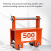 500KG Pipe Beam Trolley Manual Push Lifting Round Tube Sports Car For 50mm Pipe