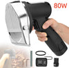 80W Electric Cordless Kebab Meat Slicer Doner Shawarma Gyros Cutting 2 Battery