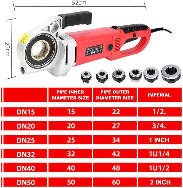 Electric Threading Machine Pipe Threader Galvanized Pipe Threading Machine 220V