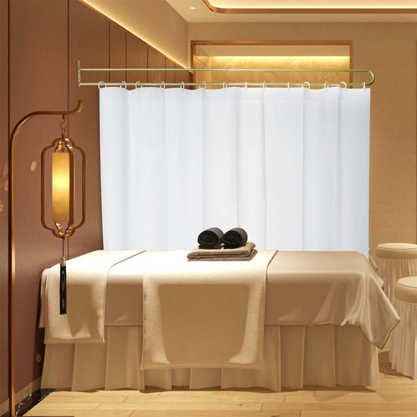 200cm Room Divider Panel Privacy Screen Partition Divider Salon Beauty Spa+Pole