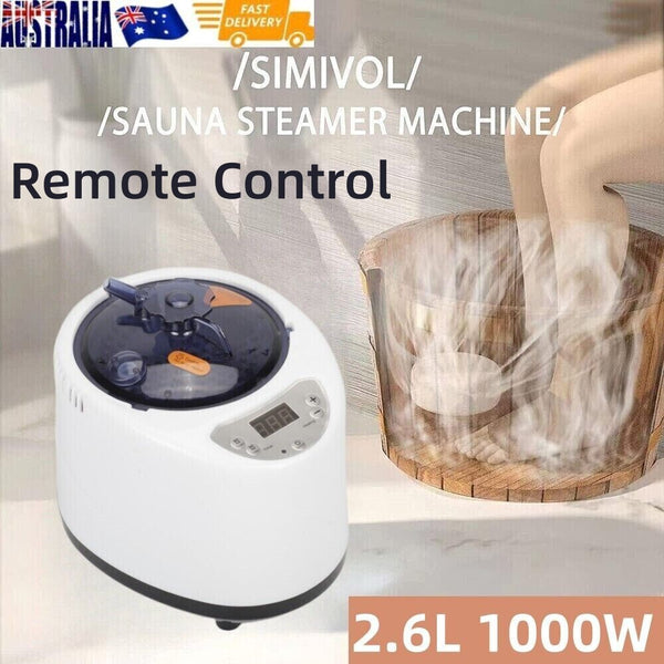 2.6L Sauna Steamer Steam Generator Fumigation Steam Machine for Home SPA 1000W