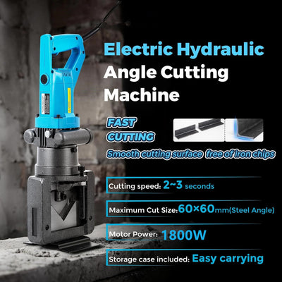 JP-60 Electric Angle Steel Cutter Portable Hydraulic Angle Iron Cutting Machine