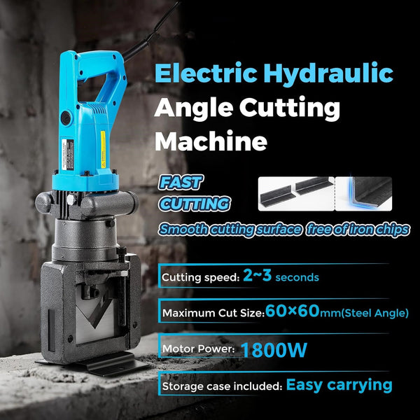 JP-60 Electric Angle Steel Cutter Portable Hydraulic Angle Iron Cutting Machine