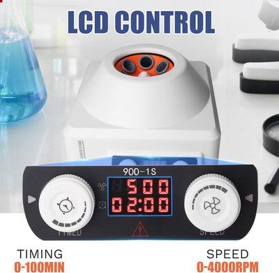 Lab PRP Benchtop Centrifuge LCD Digital Desktop Lab Centrifuge Timer 0-60Minutes