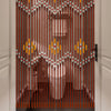 Beaded Curtain Door String Curtains 31Lines Bamboo Wooden Beaded Doorway Curtain