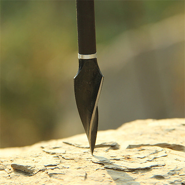 6pcs 150 Grain Archery Screw-In Broadheads Hunting Arrow Head Black AU