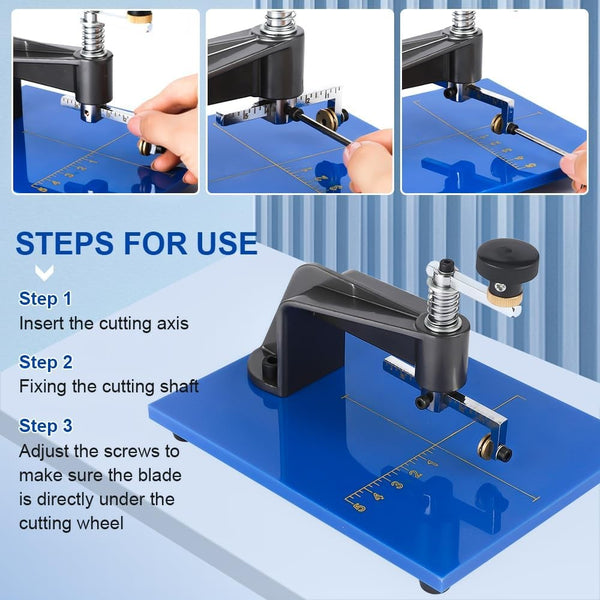 Glass Cutters Tools Circular Cutting Tool for Stained & Thick Glass DIY Crafting