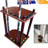 Wooden Pool Billiard Corner 7 CUE STAND Rack Durable Pool Cue Rack Holder AU