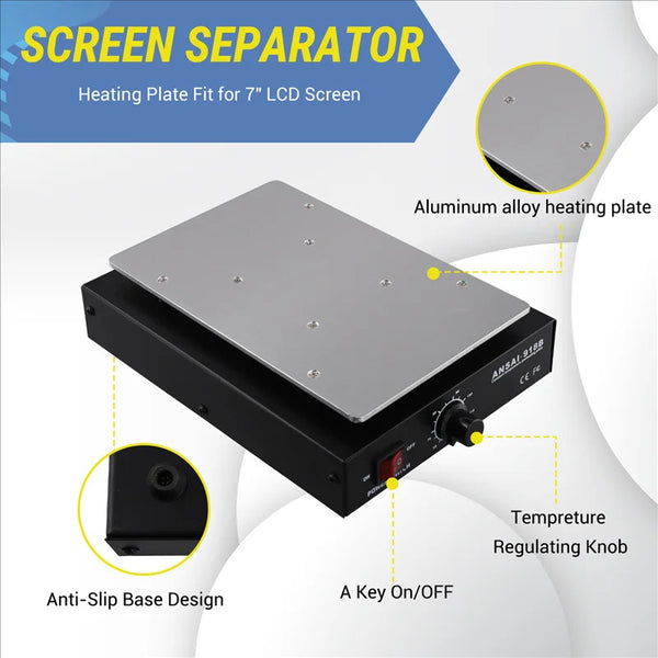 LCD Screen Separator Heating Platform Glass Removal Phone Repair Auto Heating