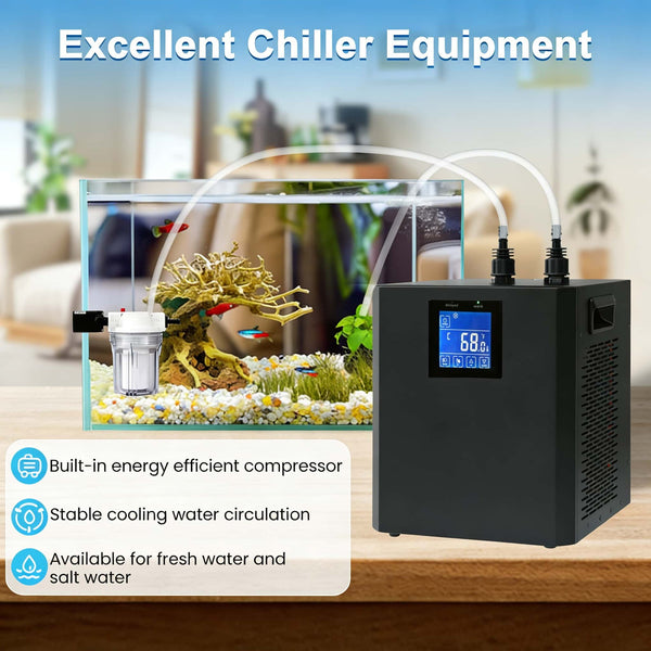 Ice Bath Water Chiller for Cold Plunge Tubs 1/3 HP Upgraded Cold Plunge Chiller