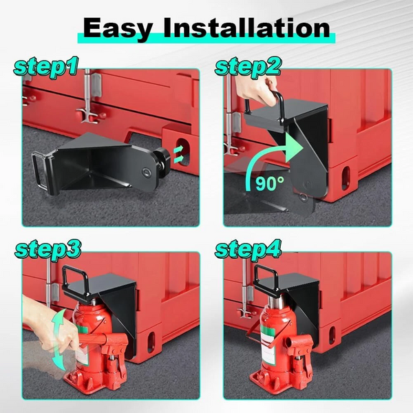 Heavy-Duty Shipping Container Jack Lug Leveler with U-Shaped Handle Shippin AU