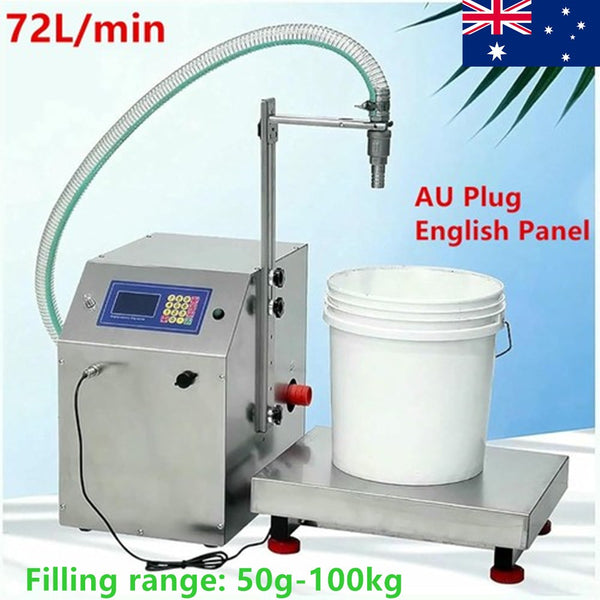 Automatic Dispensing Filling Machine 72L/min Liquid Filling Device Large Flow AU