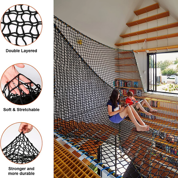 2*3m Kid Playground Play Safety Net Outdoor Climbing Cargo Net Children Backyard