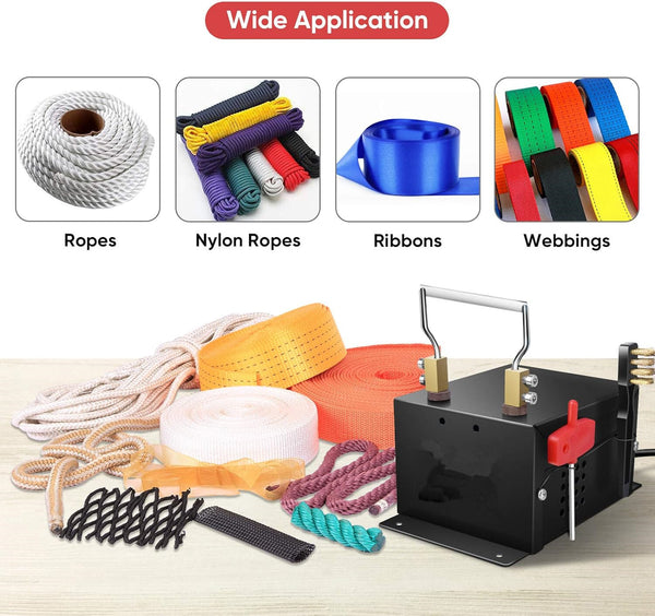 60W Rope Cutter Fabric Cutter Electric Hot Knife Heat Sealer Cutting Tool