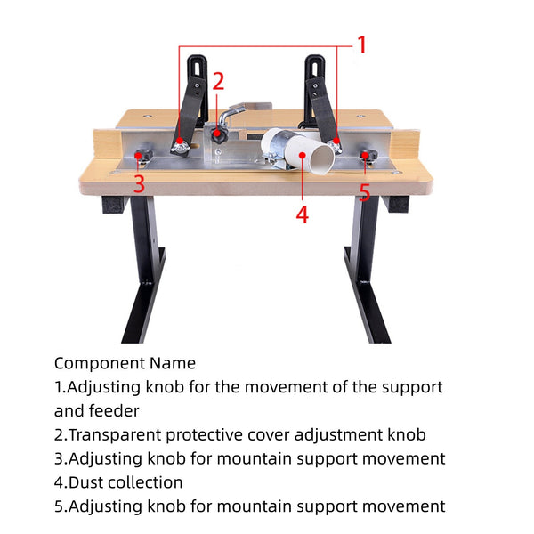 Router Table with Stand and Router Table Fence Benchtop Router Table Woodworking