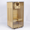 Luxury Cat Villa Wood Cat House Indoor Cat Cage Pet Exhibit Cabinet Clear Glass