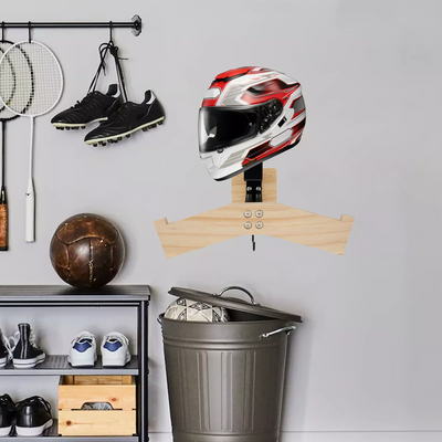 Helmet Holder Motorcycle Gear Rack Wall Mount Gloves Holder Gear Clothes Hanger