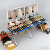 Folding Clothing Garment Rack Retail Shop Portable Display Coat Clothes Stand AU
