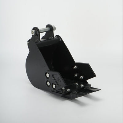 200mm Narrow Digging Bucket For Mini Excavators 7.87in Trenching Attachment