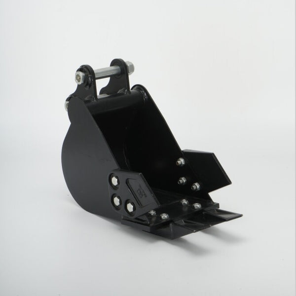 200mm Narrow Digging Bucket For Mini Excavators 7.87in Trenching Attachment