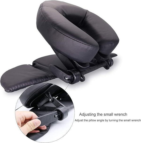 Massage Table Headrest Pillow Face Down Cradle Cushion Sleep Rest Kit Adjustable