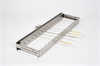 Electric Skewer Kabob Auto Rotating Rotisserie Grill Rack Adjustable Outdoor BBQ