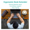Desk Extender Tray Foldable Arm Rest Support Table Mount Armrest Shelf Black